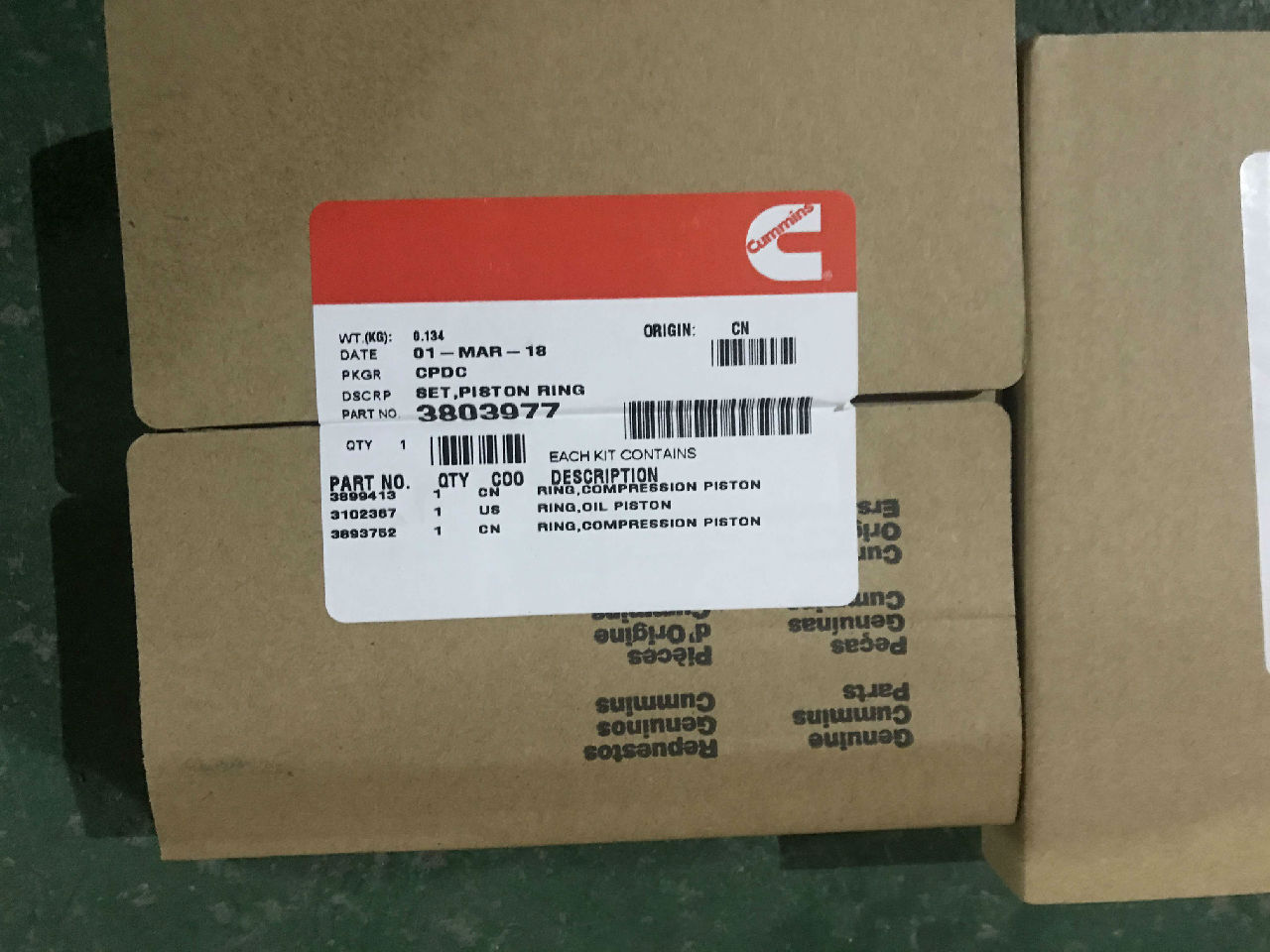 活塞環(huán) 3808977 進口康明斯配件 (1)